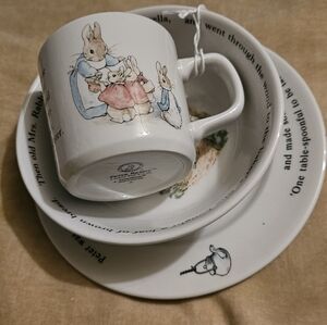 Vintage Wedgwood Peter Rabbit Child's Set – Mid-Century English Pottery